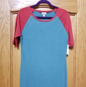 Lularoe red and blue Julia